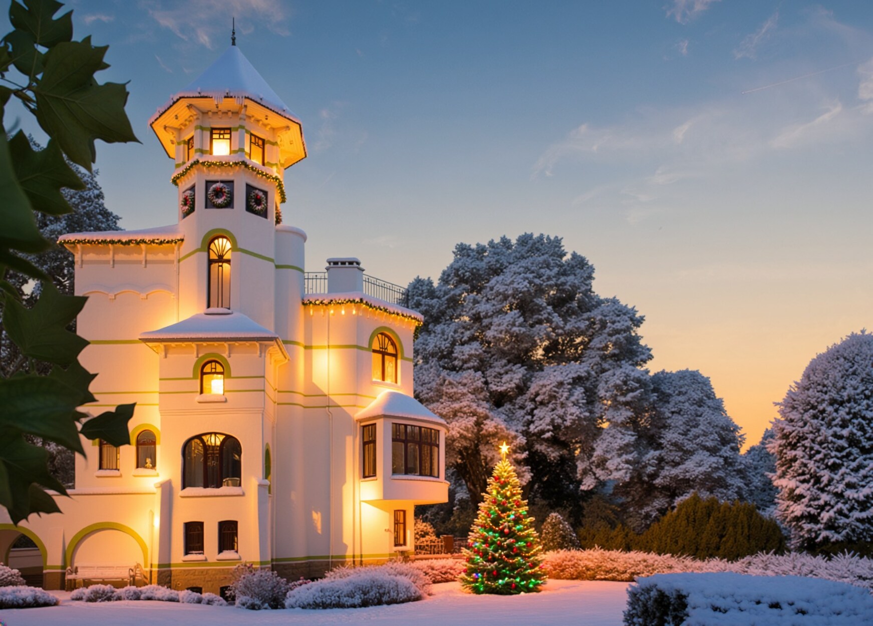 Genval - Art Nouveau villa op 22 are met uitzicht op het meer.