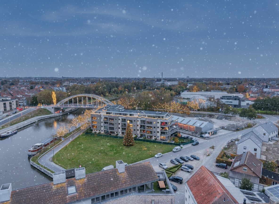 Instapklaar 2-slaapkamer appartement aan de Leie rivier.