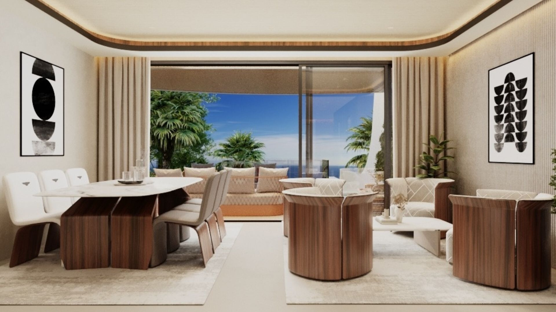 Aída by Bentley Home, een ultra-luxueus en verfijnd skyline duplex-penthouse in het hart van de Gouden Mijl ,van Marbella