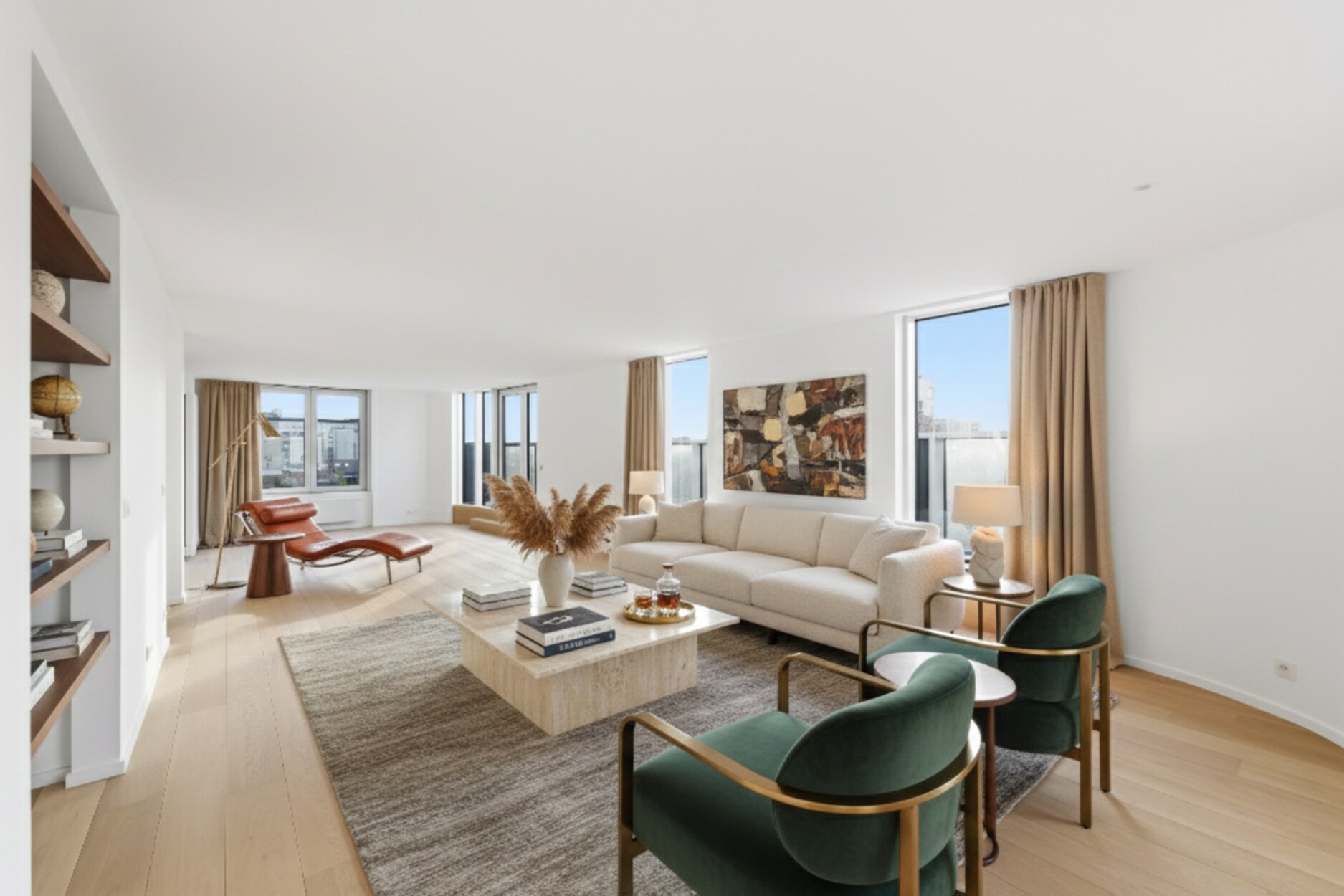 Elsene – Hedendaags appartement met panoramisch uitzicht