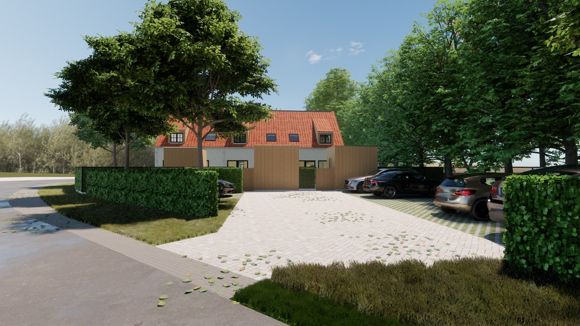 Energiezuinige gesloten gezinswoning met 3 slaapkamers op ca. 195m² te Beerse