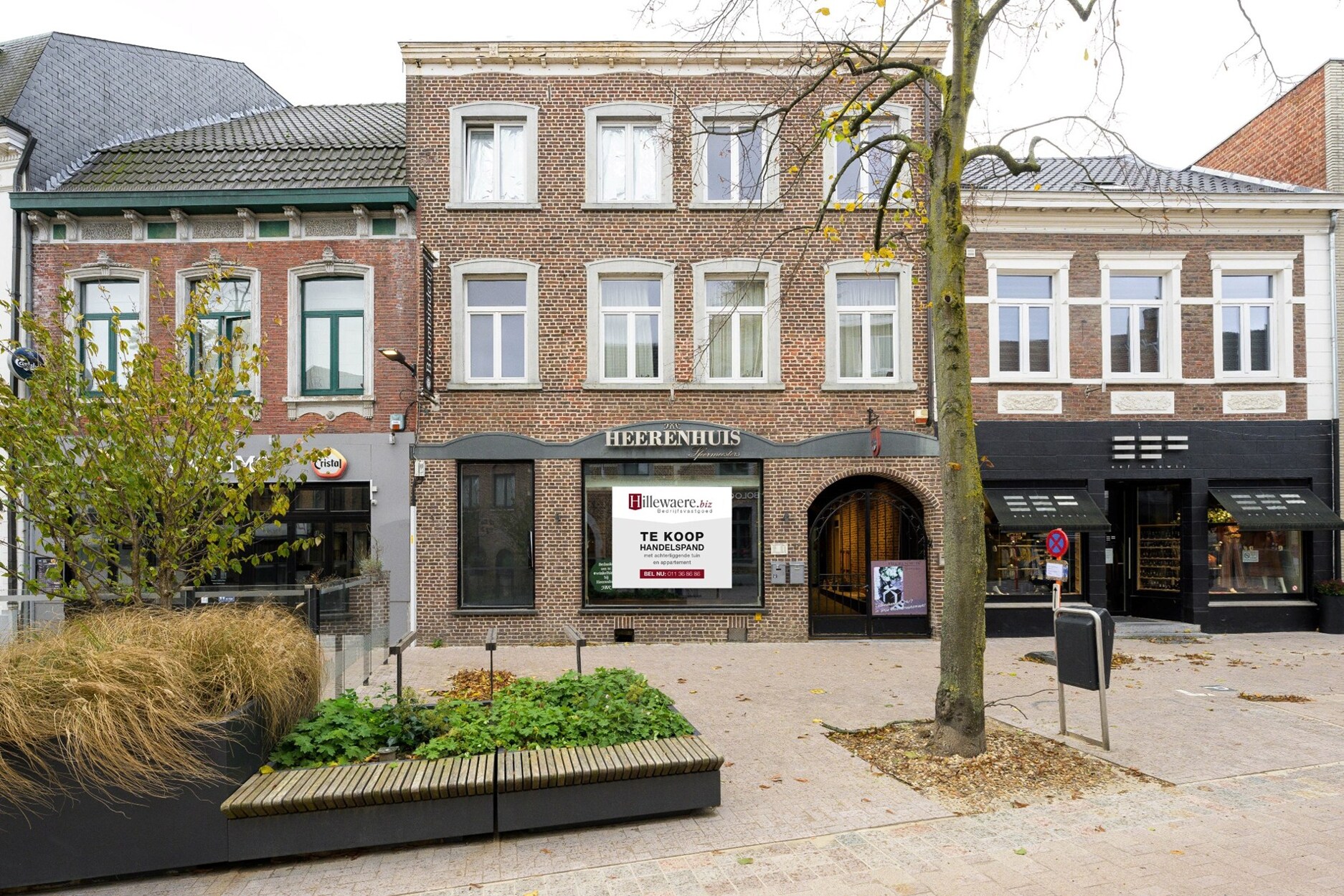 Nieuwe voorwaarden — Authentiek handelspand met ruime woonst, tuin en sterk investeringsrendement in centrum Bree