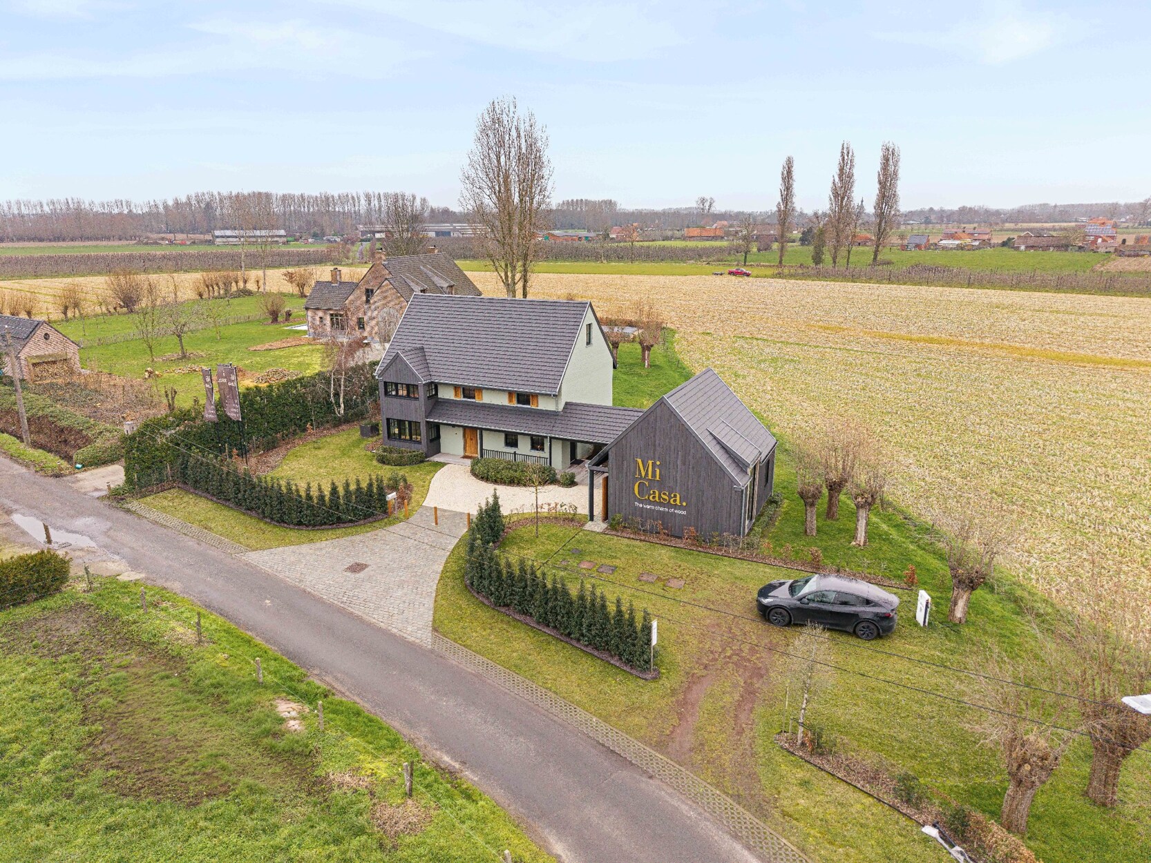 Luxueus wonen met een open zicht.