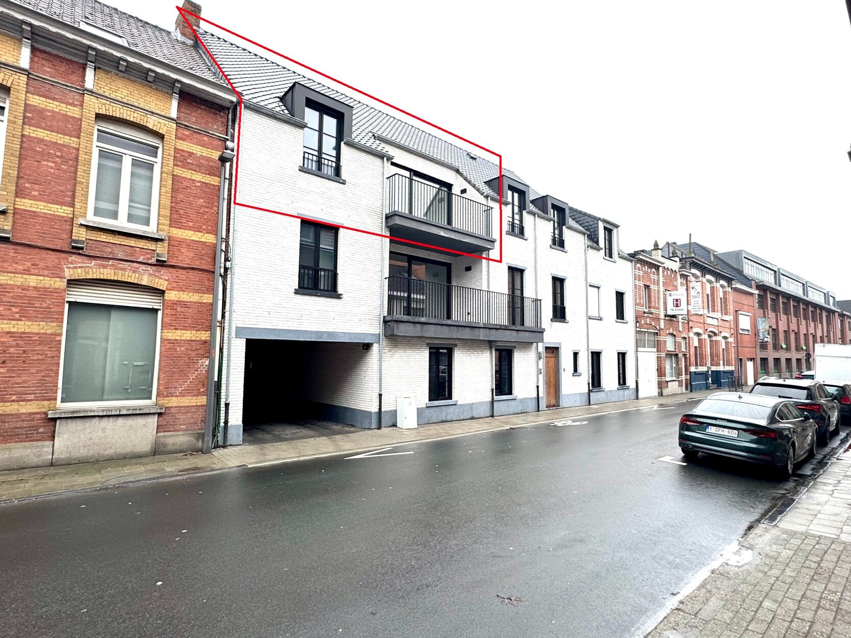 Nieuwbouwappartement (70m²) met 1 slaapkamer, staanplaats en kelderberging