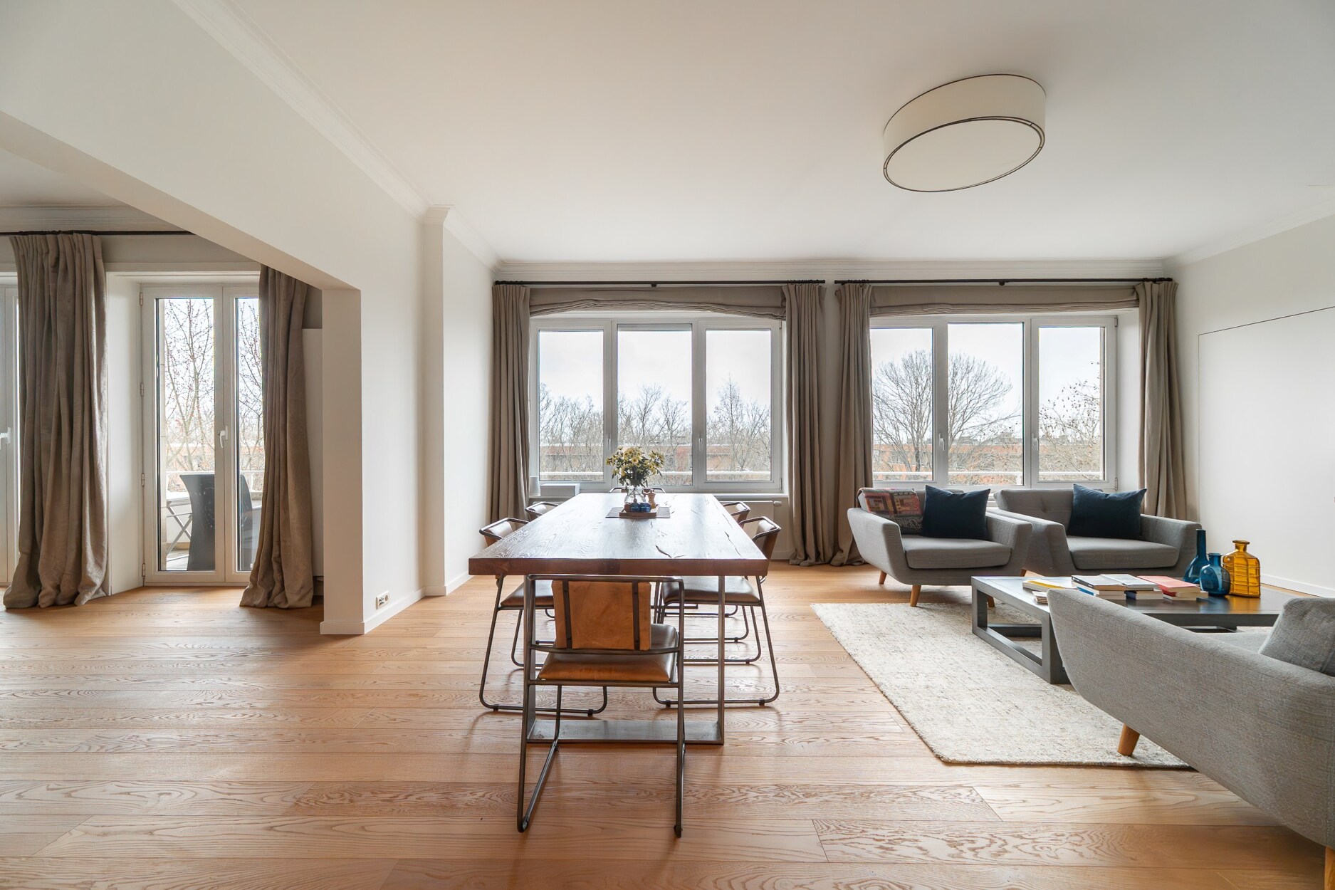 Messidor – Doorzonappartement met terrassen