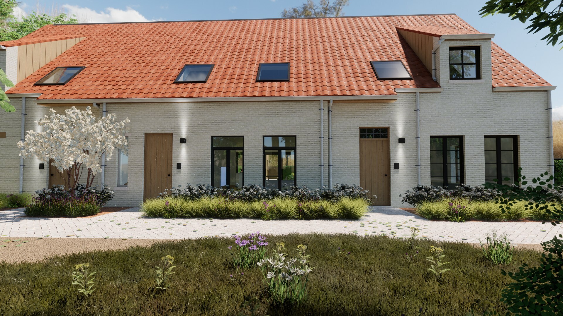 Energiezuinige gesloten gezinswoning met 3 slaapkamers op ca. 195m² te Beerse