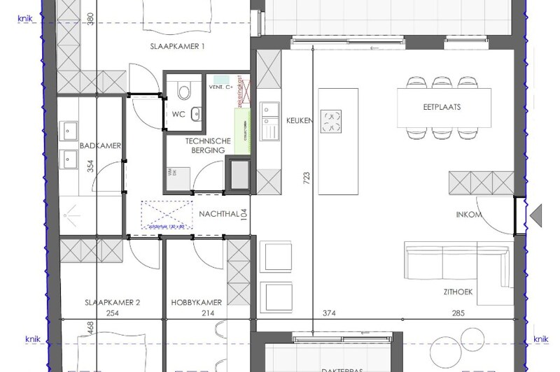 Dakappartement te Keerbergen