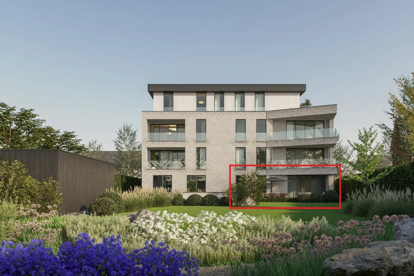 Gelijkvloers nieuwbouwappartement van 132 m² in hartje Ravels