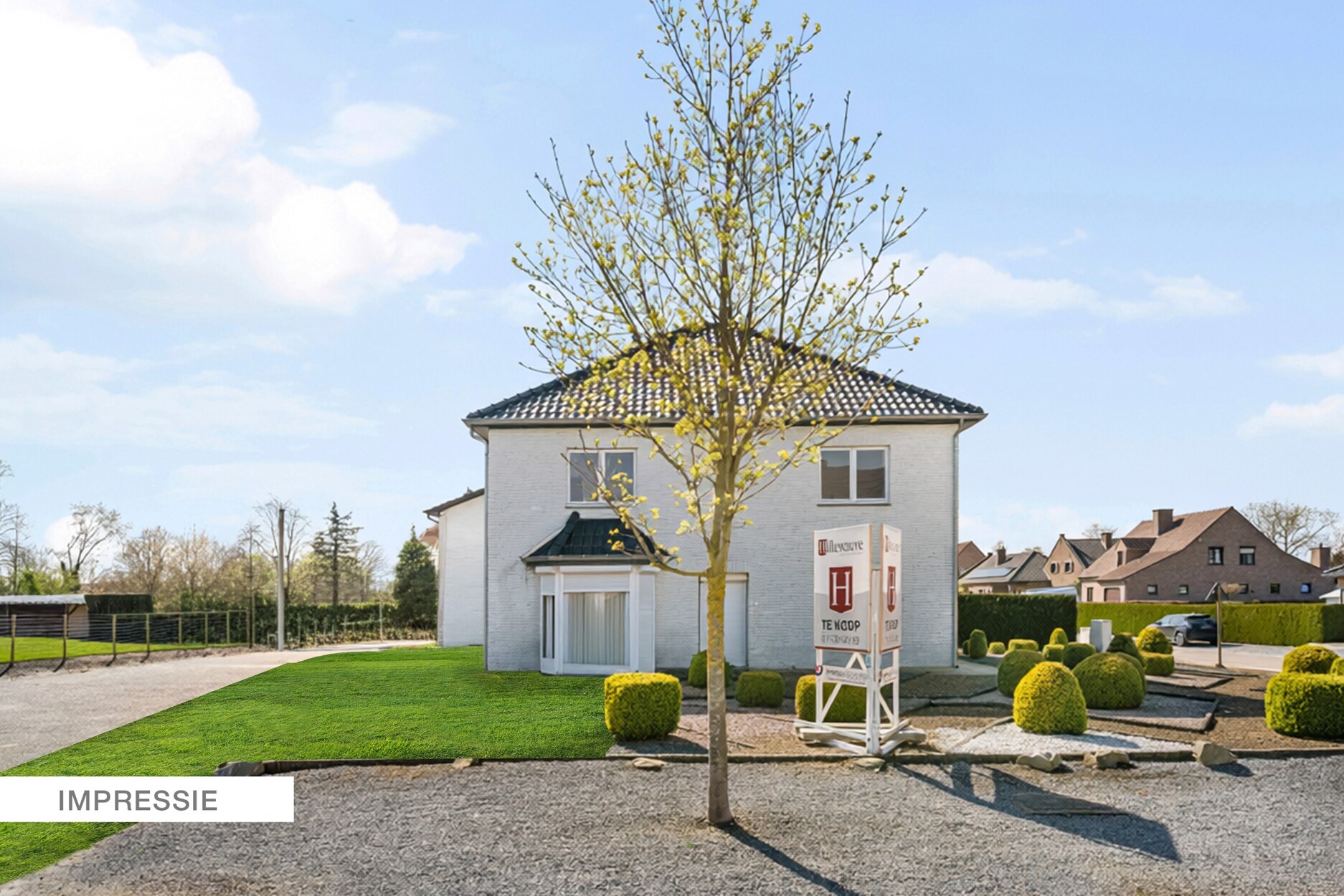 Te renoveren gezinswoning op rustige ligging in Oudsbergen
