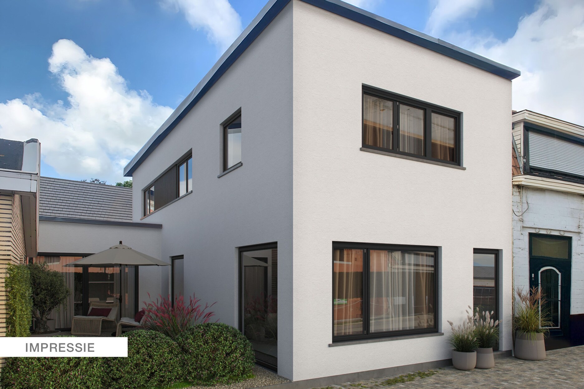 Woning in hartje Boekhoute, winddicht 