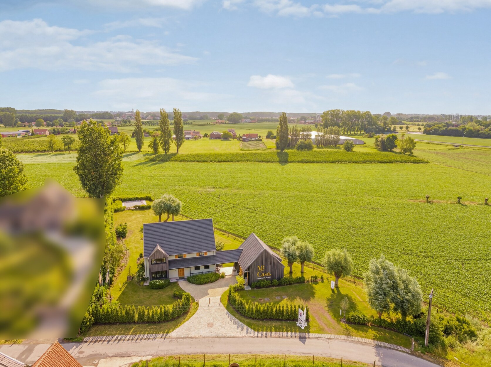 Luxueus wonen met een open zicht.