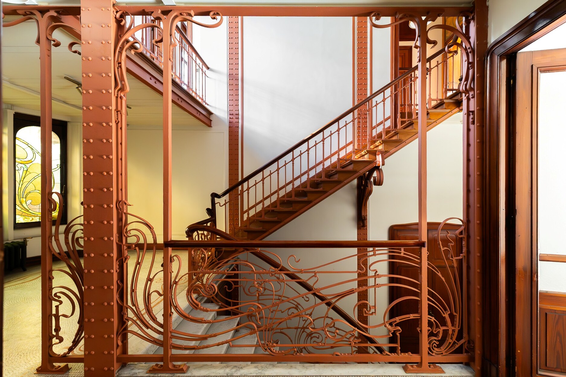 Hotel Winssinger - Art Nouveau kantoren ontworpen door Horta.