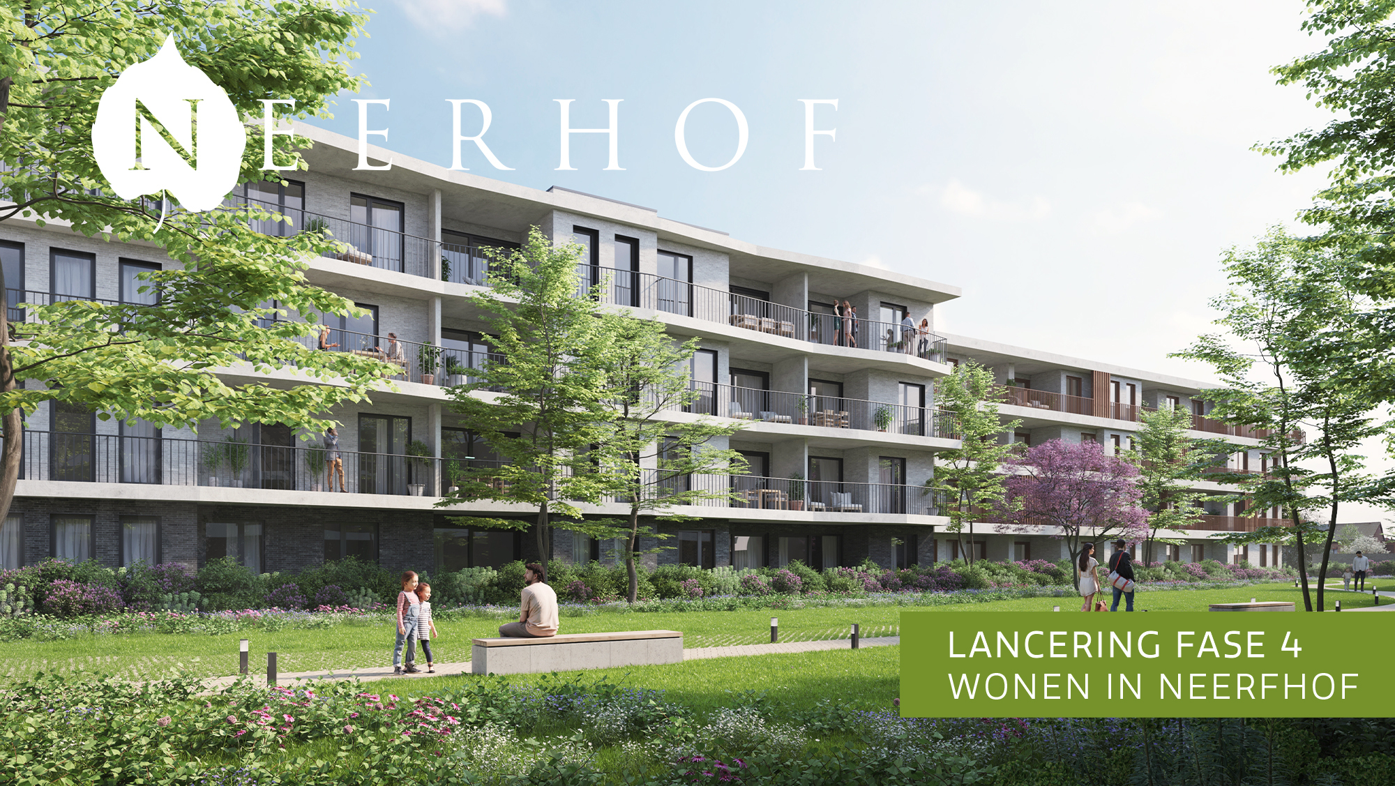 Lancering 'Neerhof' fase 4: 40 appartementen in groen parkdomein in Oud-Turnhout